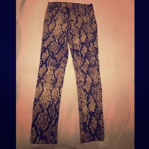 New DL1961 Emma (skinny) jeans, snakeskin pattern